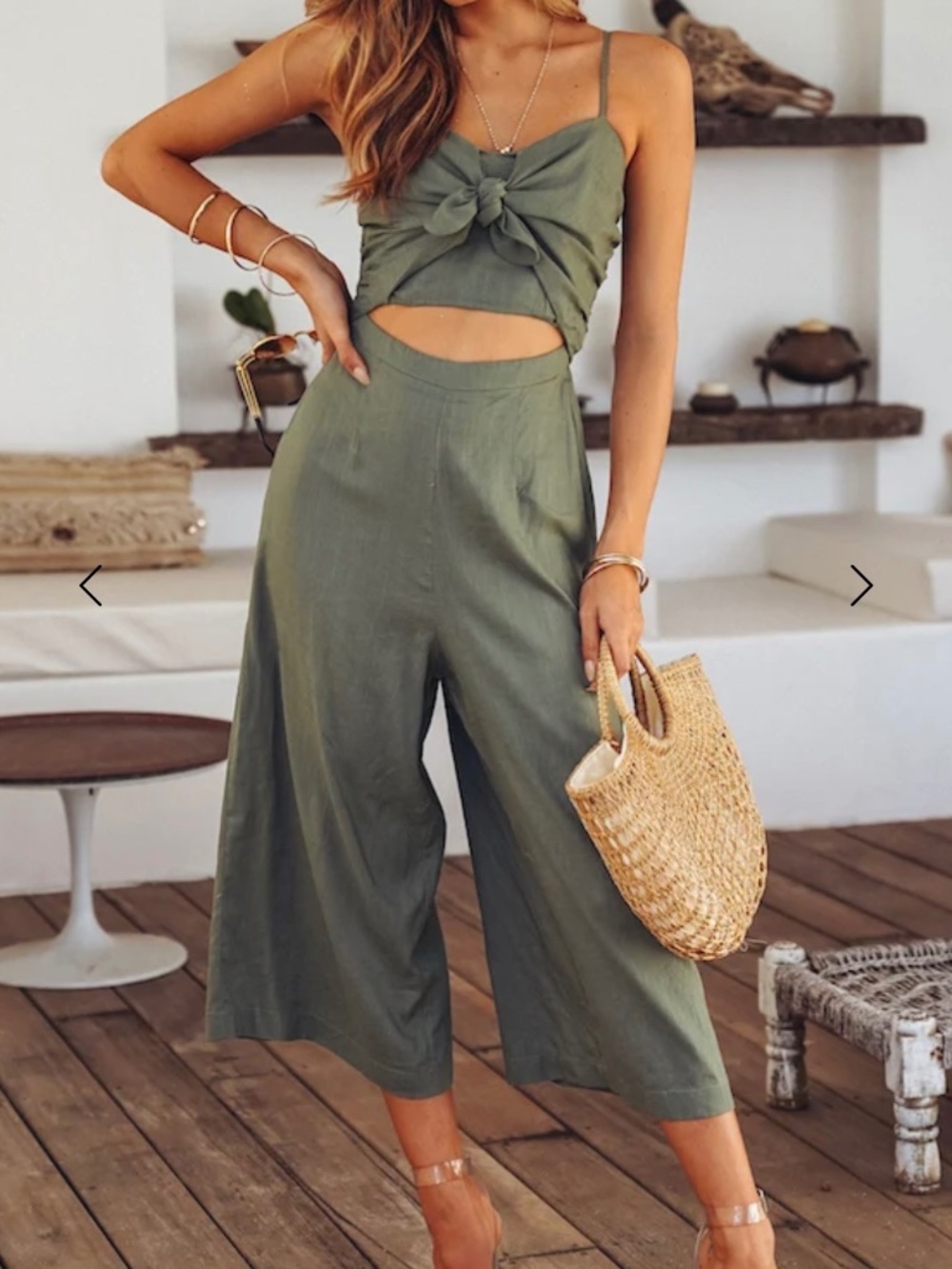 Hello Molly- DUCKING AND DIVING JUMPSUIT KHAKI
